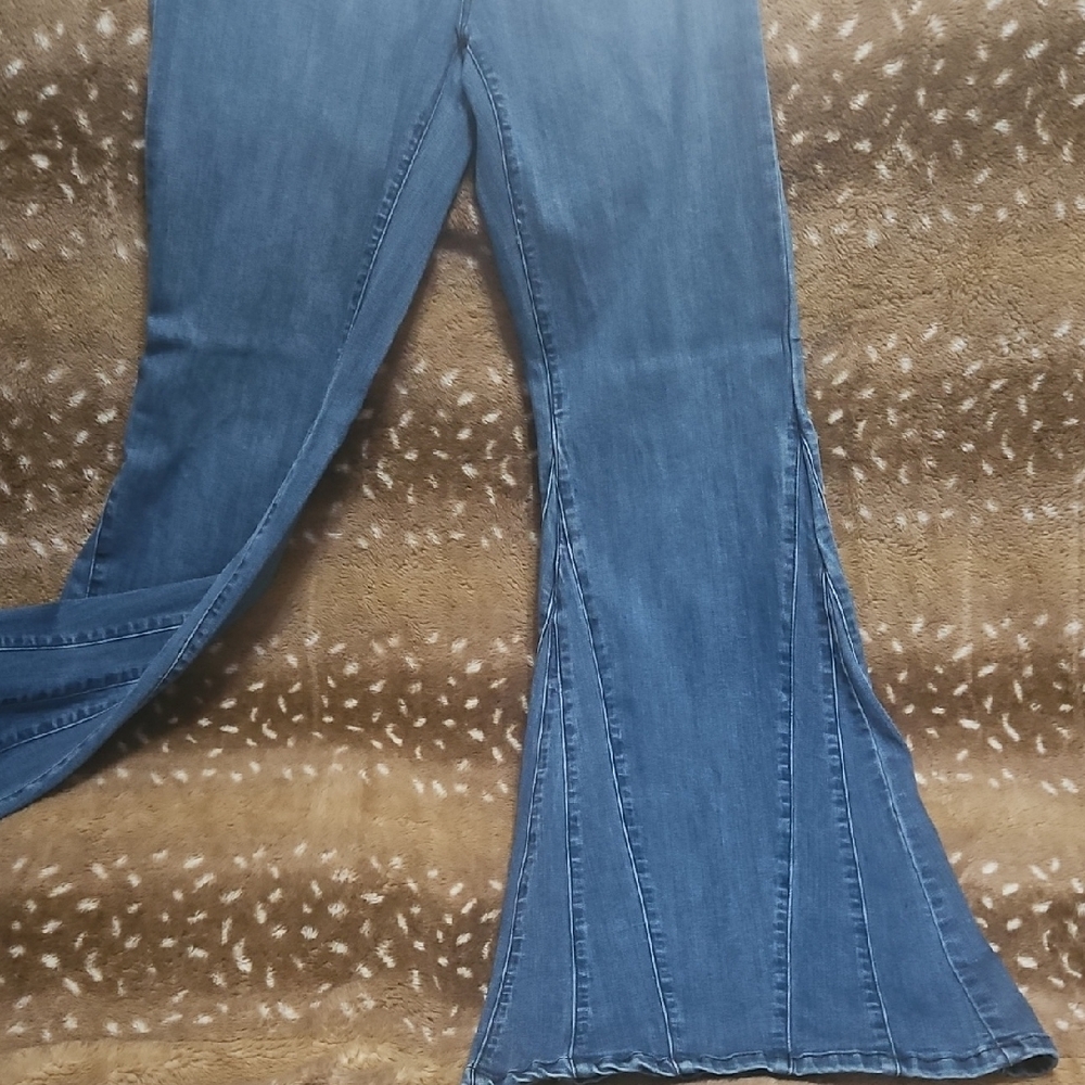 Classic Blue Flare Leg Jeans
